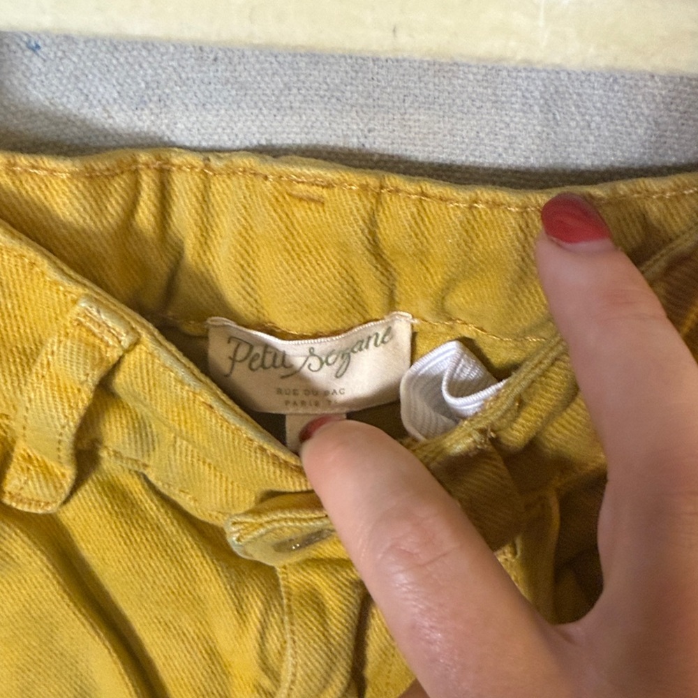 Sezane Yellow Kids pants - Picture 2 of 4
